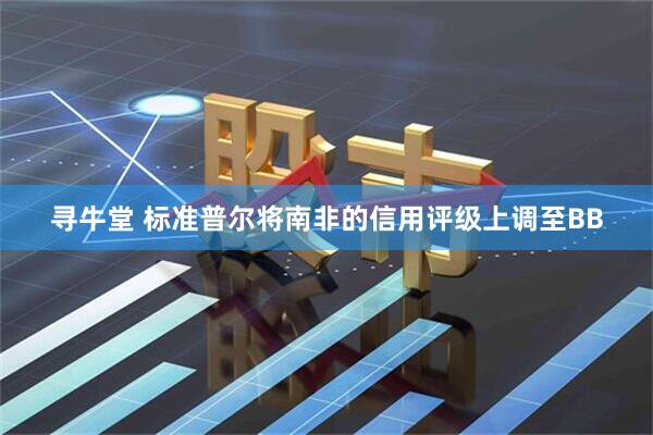 寻牛堂 标准普尔将南非的信用评级上调至BB