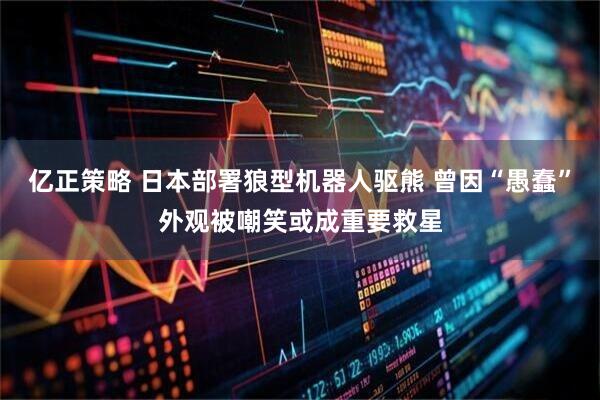 亿正策略 日本部署狼型机器人驱熊 曾因“愚蠢”外观被嘲笑或成重要救星