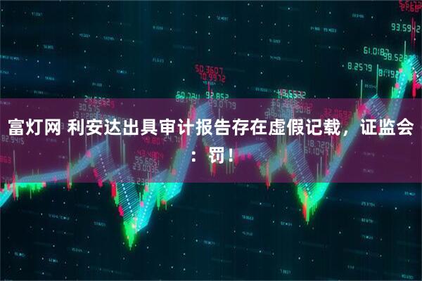 富灯网 利安达出具审计报告存在虚假记载，证监会：罚！
